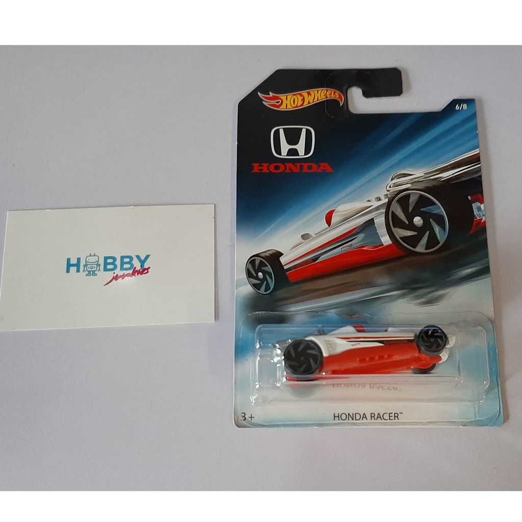 HOT WHEELS 2018 HONDA RACER white Mattel Diecast Car Model