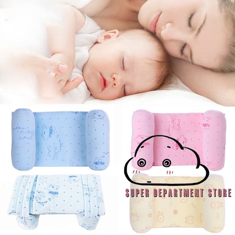 Baby anti roll pillow hot sale safe