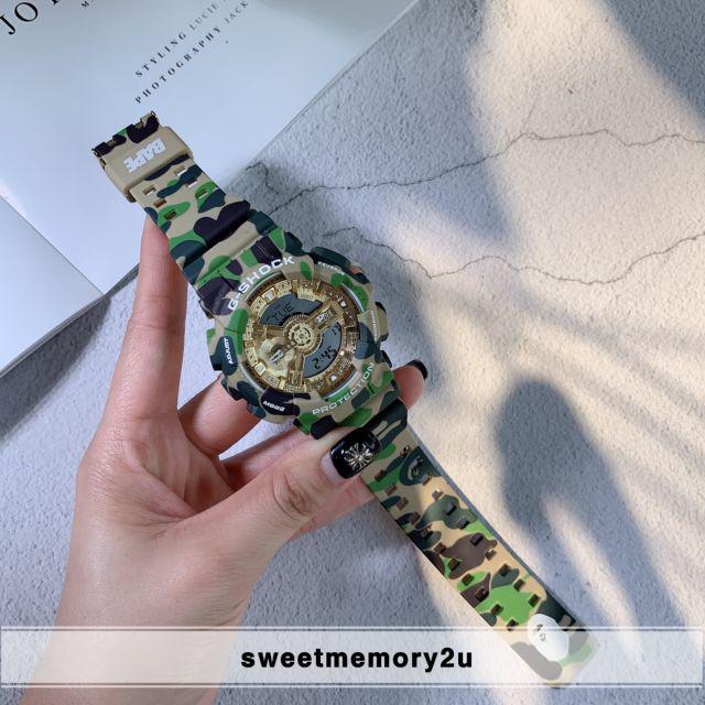 UNISEX 25TH ANNIVERSARY CASIO G SHOCK CAMOUFLAGE GA 110 APE A BATHING APE MEN S WATCH SPORT WATCH WOMEN S WATCH UNISEX