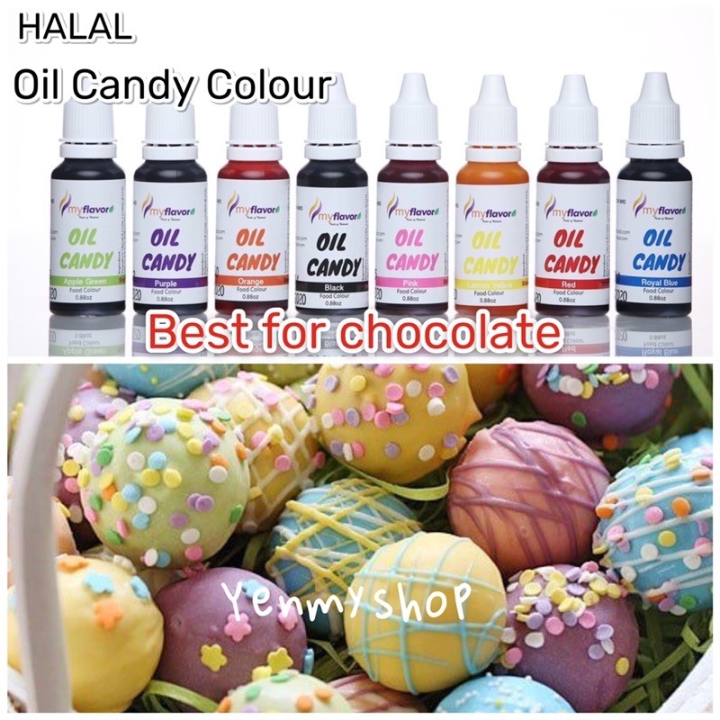 MyFlavor Oil Candy Colors oil based food Colouring (For Chocolates