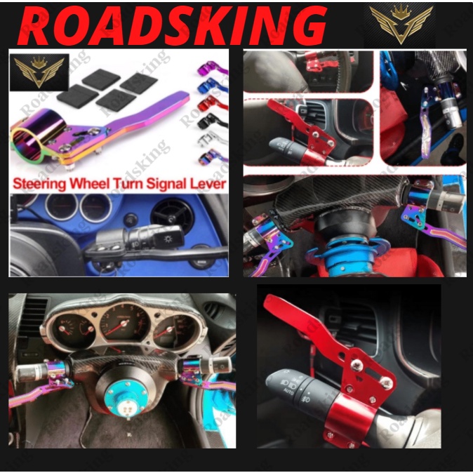 PADDLE SHIFT CAR SIGNAL Extender Steering Wheel Turn Rod Position Kit ...