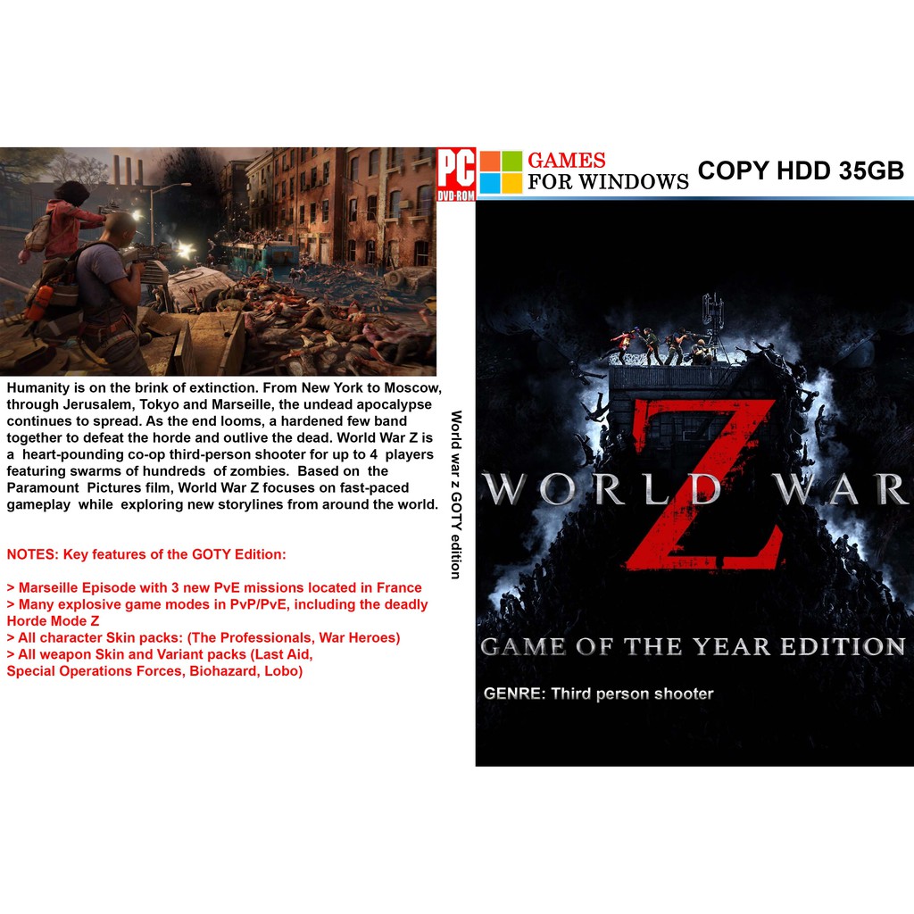 The Professionals Character Skin - World War Z The Game