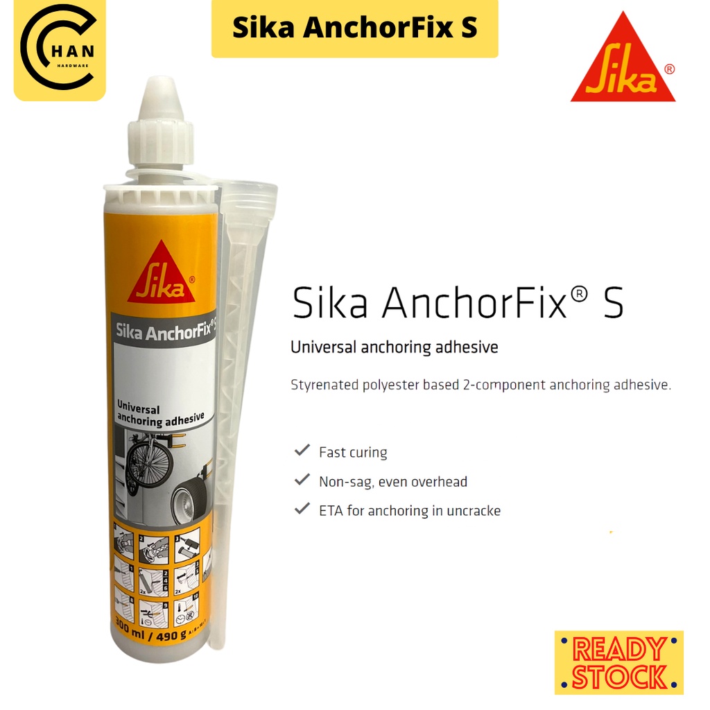 Sika AnchorFix® S / Anchor Fix S Universal Anchoring Concrete Repair