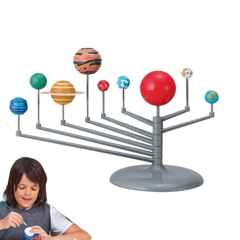 DIY Solar System Model Kids Educational Science Toy Astronomy