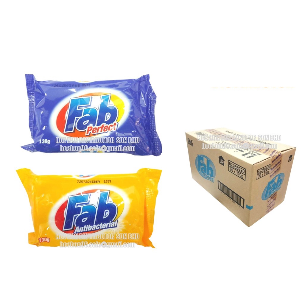 Fab Bar Laundry Soap Perfect / Antibacterial 130g / Fab Buku | Shopee ...