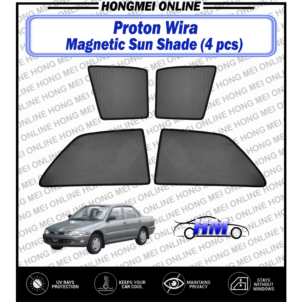 Proton Wira Magnetic Sun Shade Pcs Shopee Malaysia