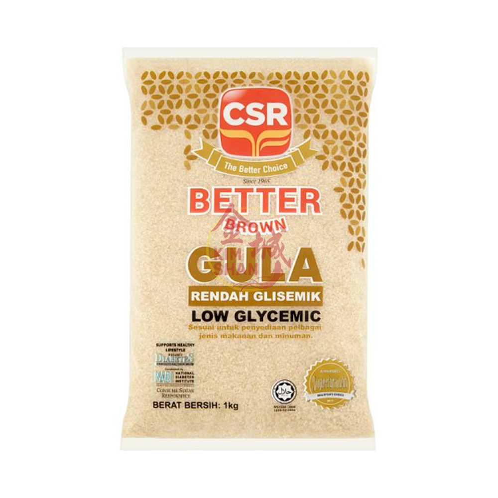 CSR Better Brown Sugar Gula Rendah Glisemik 1kg | Shopee Malaysia