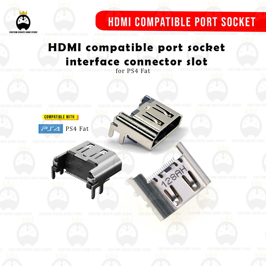 Playstation 4 PS4 Repair Replacement HDMI Port Socket Interface ...
