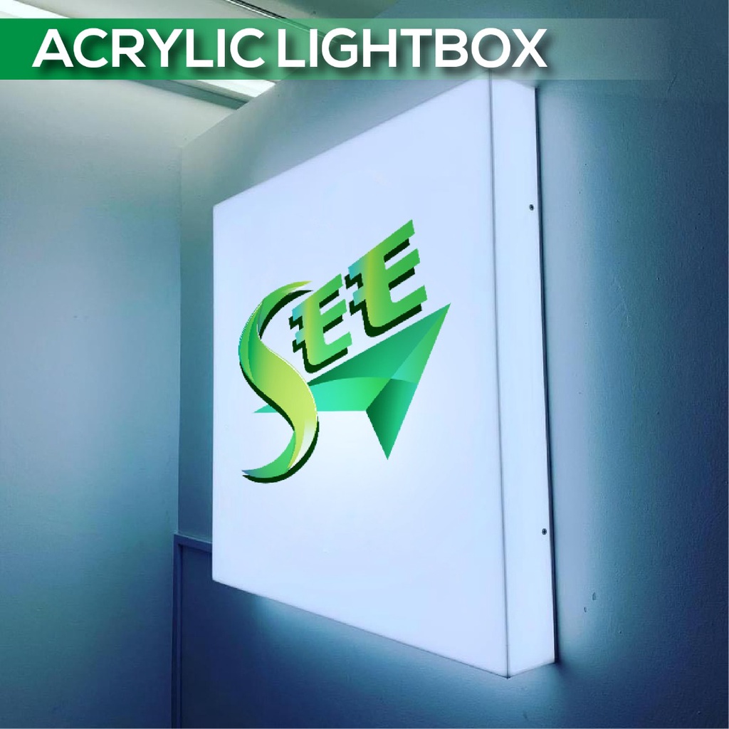 [Custom Made] Acrylic Led Lightbox (1 SIDE ) Shopee Malaysia
