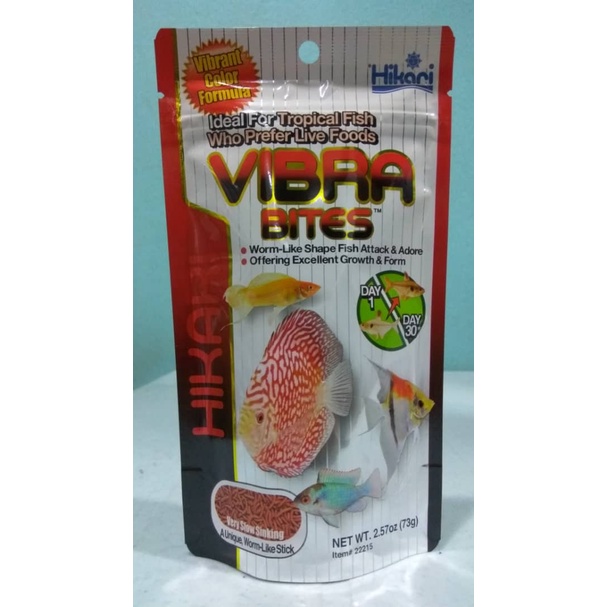 Hikari Vibra Bites Aquarium Tropical Fish Food Feed Stick 280gram
