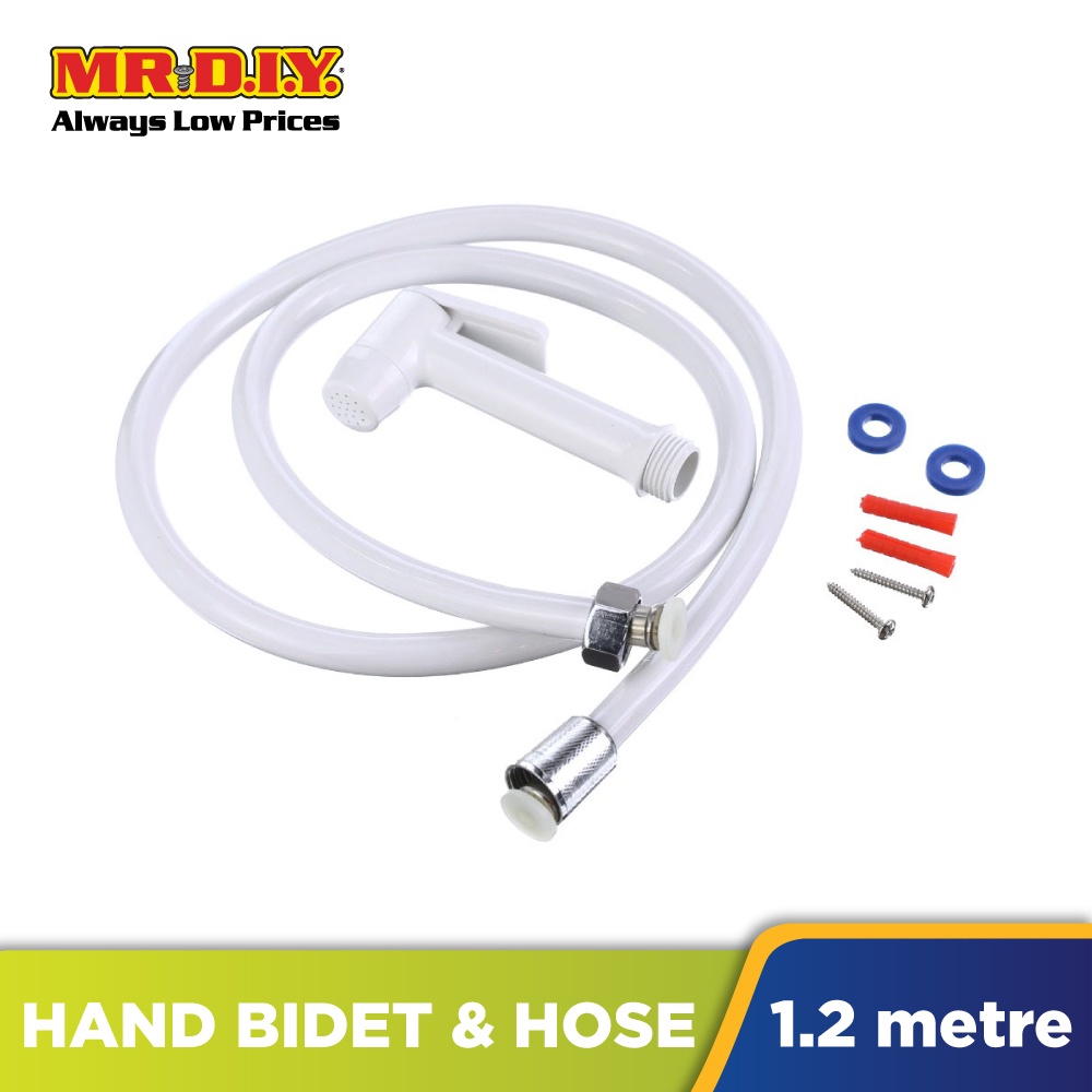 TRUFLO White Rubber Hand Bidet With Hose Shopee Malaysia