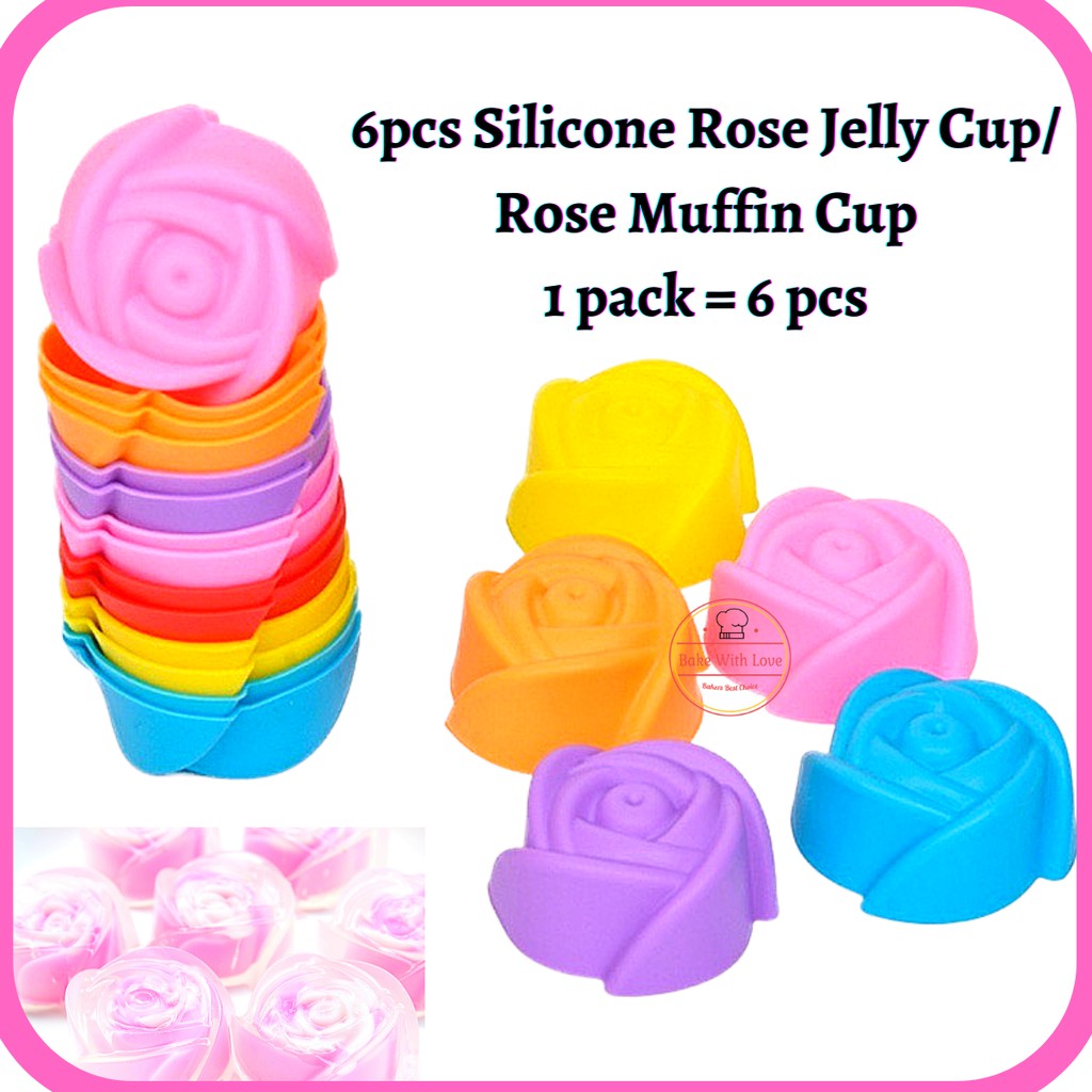 SILICONE CAKE MOULD - FLOWER SHAPE (RANDOM COLOUR)