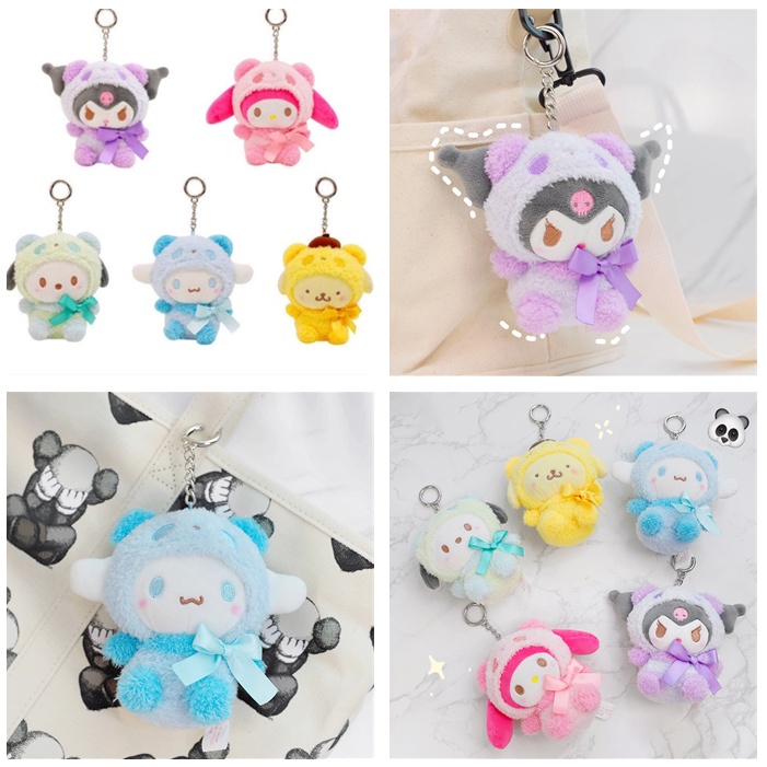 Sanrio Series Cartoon Kulomi Pendant Cute Cinnamon Dog Melody Doll ...