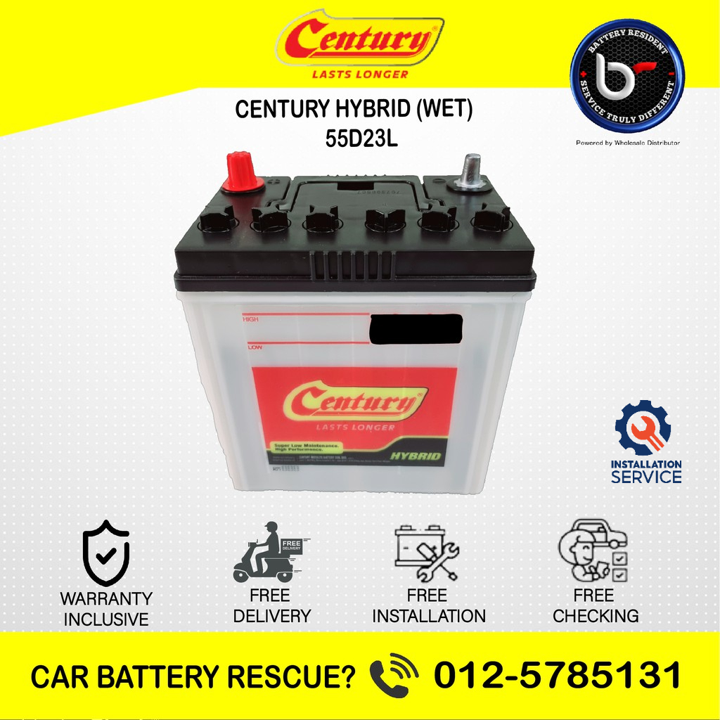[ Installation Provided ] 55D23L | D23 | D23L ] Century Hybrid WET ...