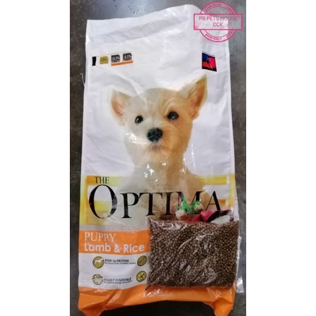 Optima puppy clearance dog food