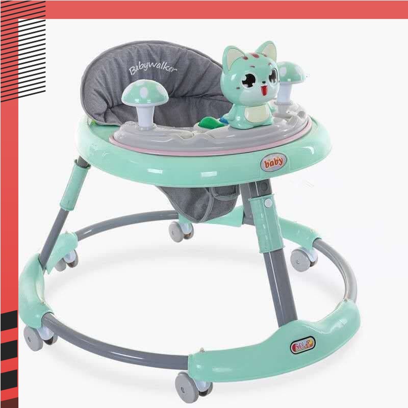 6 wheel baby walker