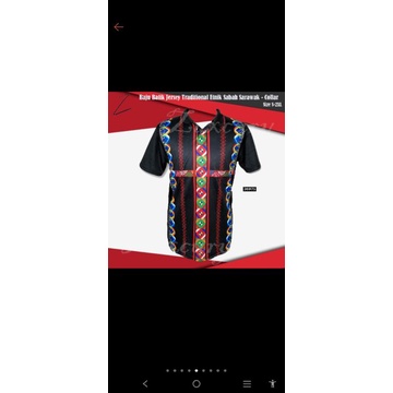 BAJU JERSI tradisional Sabah Borneo | Shopee Malaysia