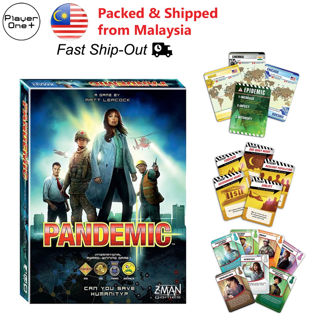 Pandemic Board Game Family Party Games (English Version) | Shopee Malaysia