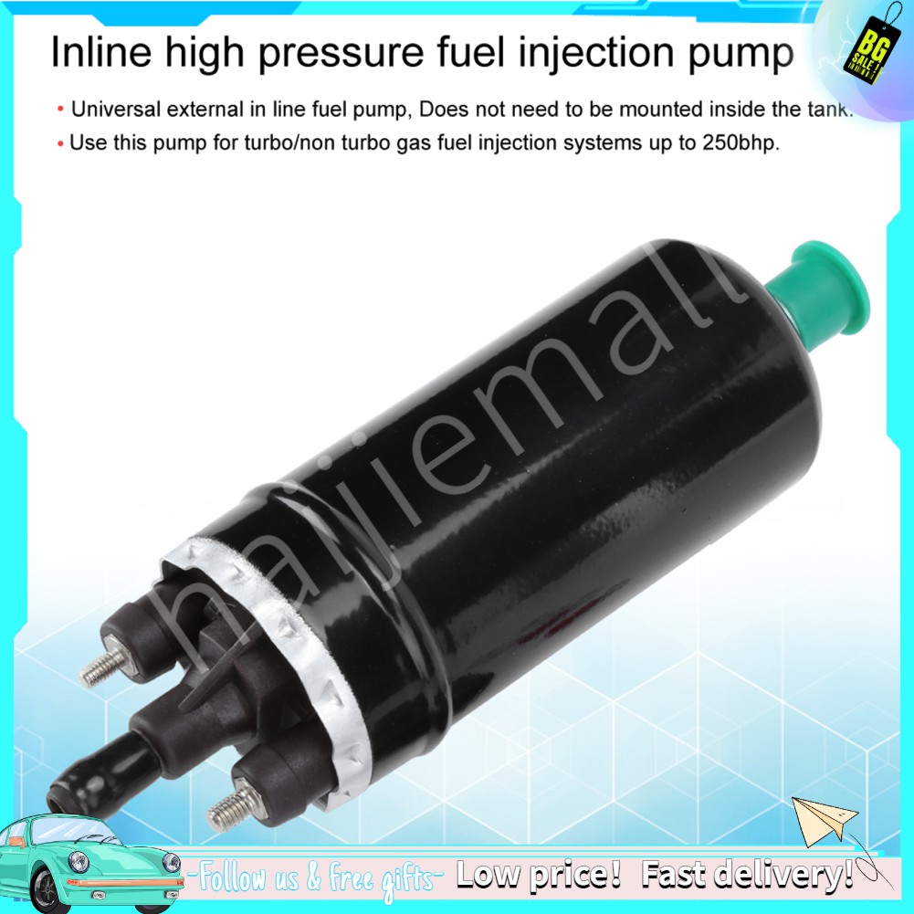 IN STOCK)External Inline Fuel Pump 300LPH Universal High Pressure