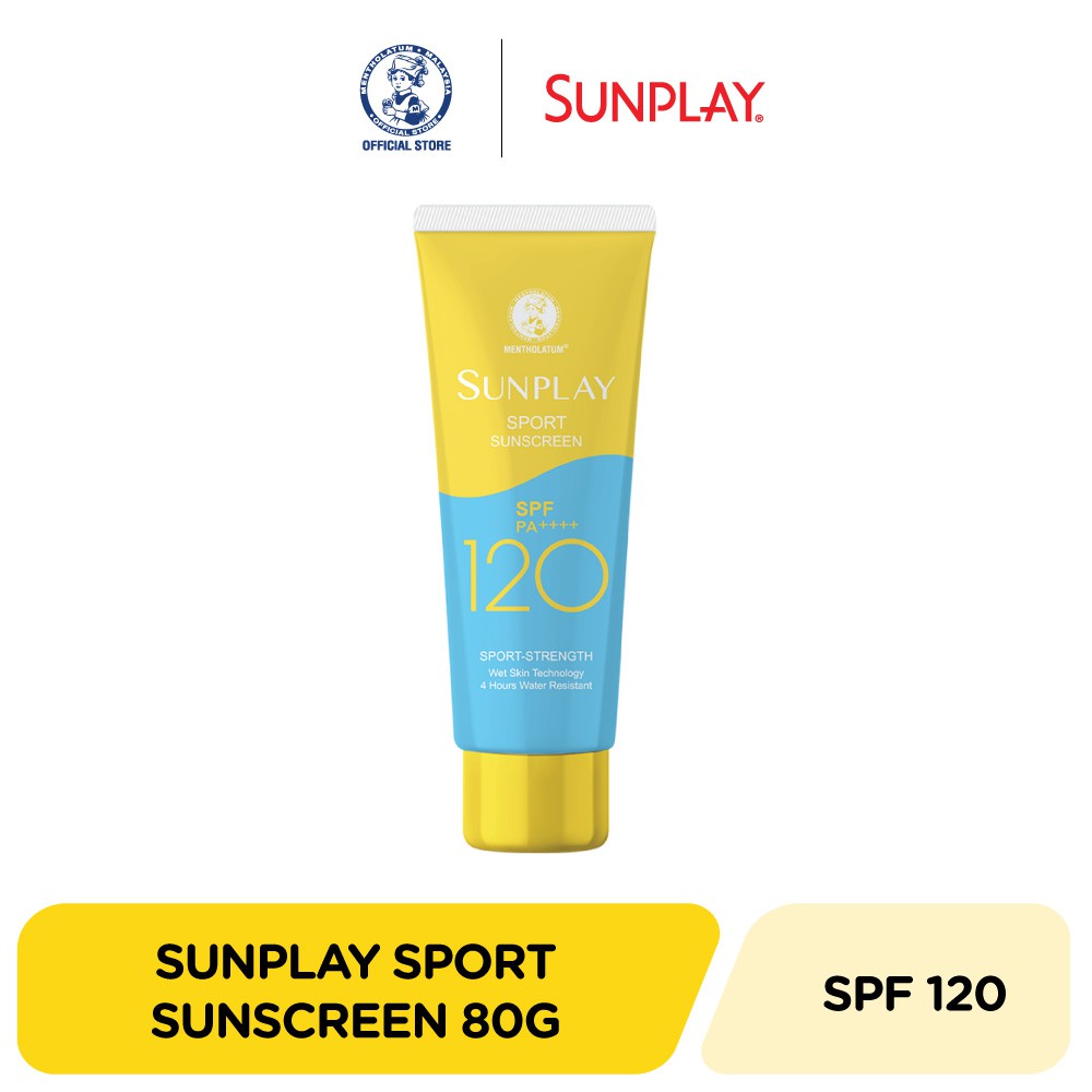 Sunplay Sport SPF120 Sunscreen For Outdoor Activities (80g) Shopee