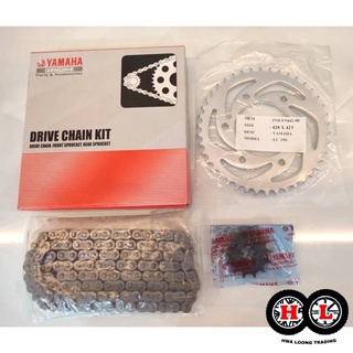 YAMAHA SPROCKET SET Y15ZR ORIGINAL (B17-WF542-00)- Sprocket Y15 Drive ...