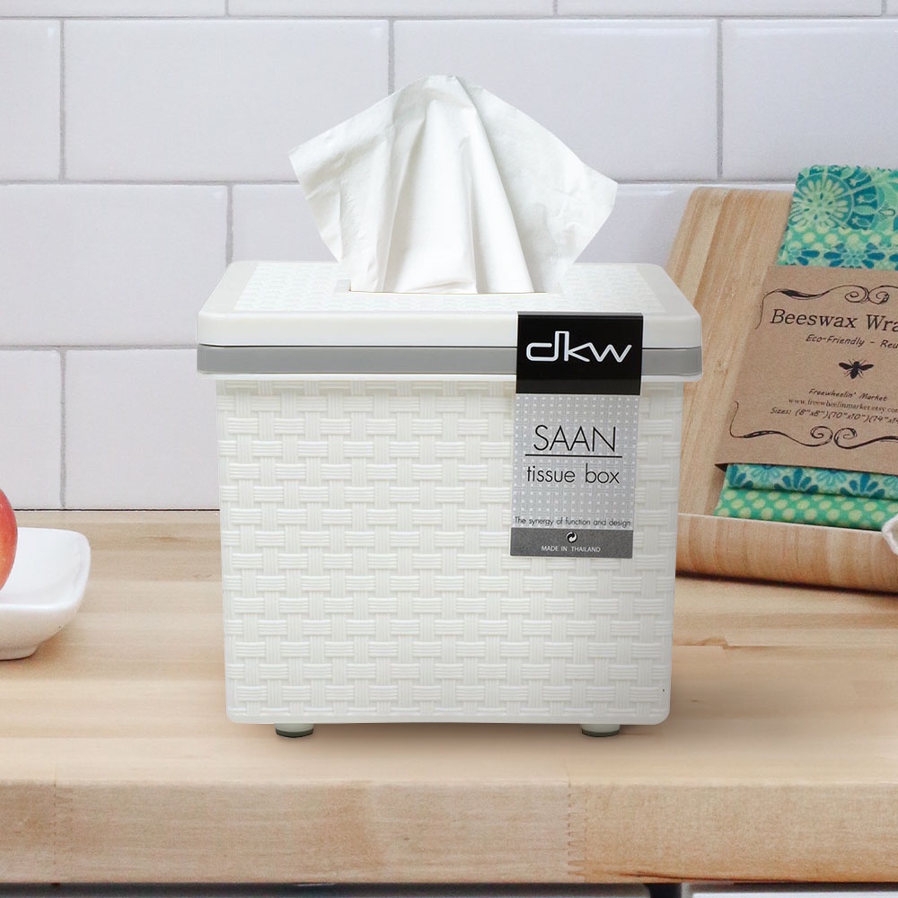 Homebase DKW Thai Paper Towel Box W13xD13xH11.5cm White Shopee Malaysia