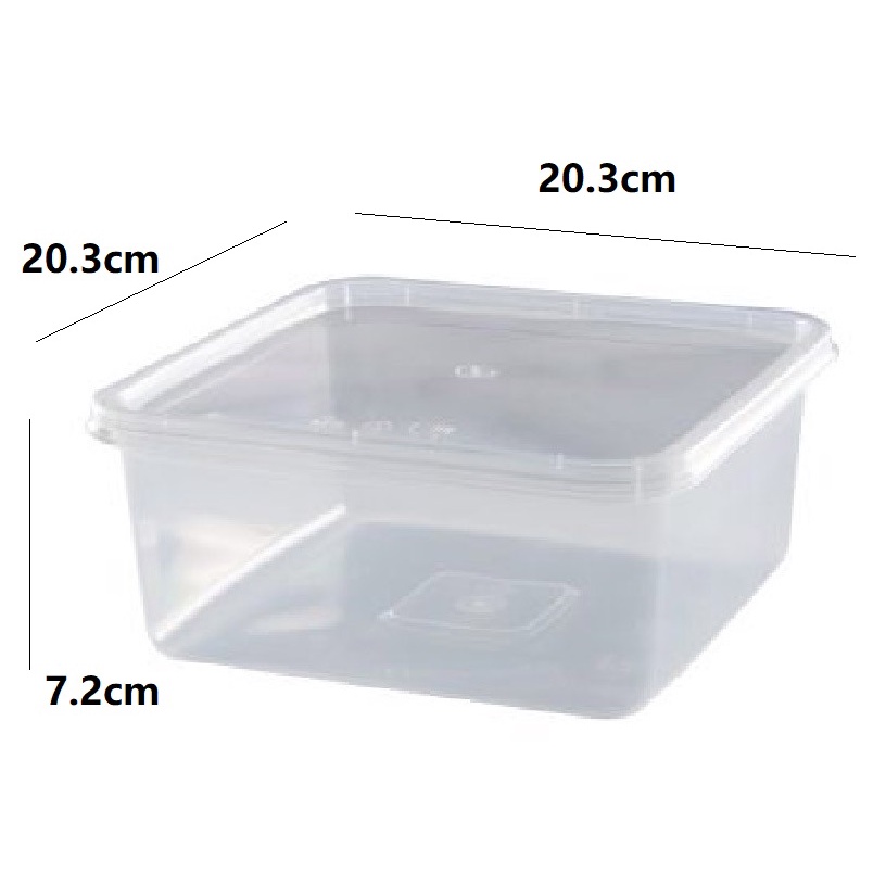 SQ5 Round Disposable Container (2000ML) | Shopee Malaysia