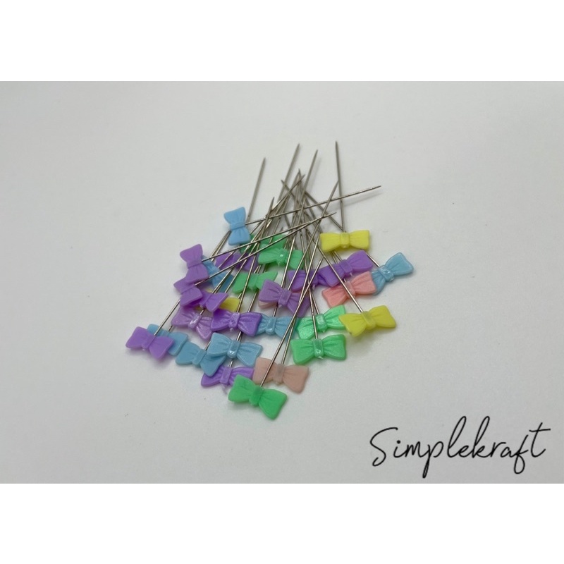 Ribbon Head Pins 🎀 / Pin Peniti 📍 READY STOCK 🔥🔥 | Shopee Malaysia