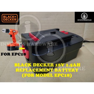 BLACK DECKER EPC12 EPC14100K EPC12K2 EPC14 EPC18 CORDLESS DRILL