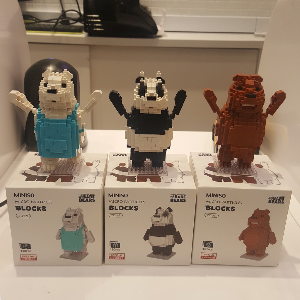 We bare bears store nanoblock