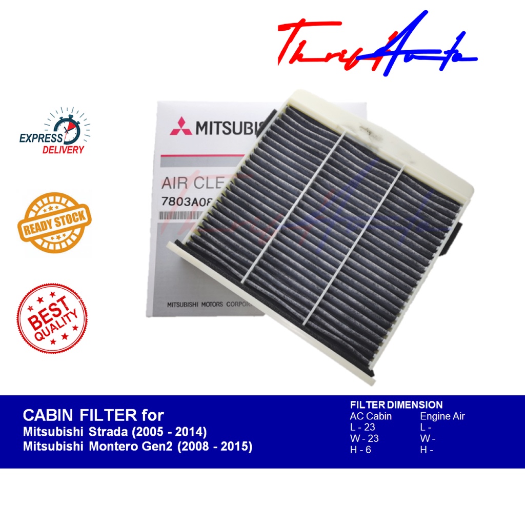 Charcoal Ac Cabin Filter For Mitsubishi Montero And Mitsubishi Strada