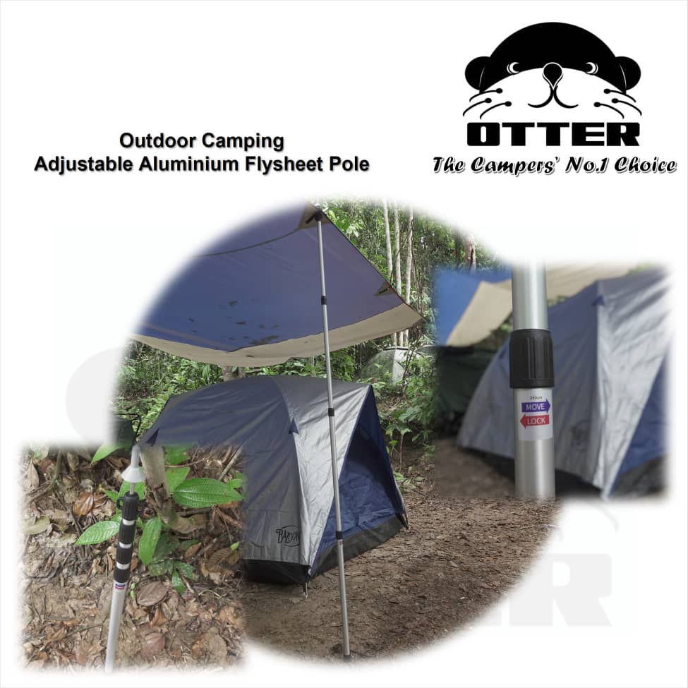 Adjustable height 2024 tent pole