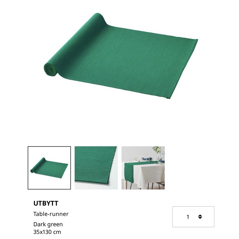 IKEA UTBYTT Table Runner Shopee Malaysia