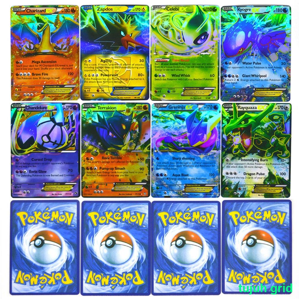 60 100 Kad Flash Pokemon Ex Kad Pokémon Pokemon English Card Solitaire 