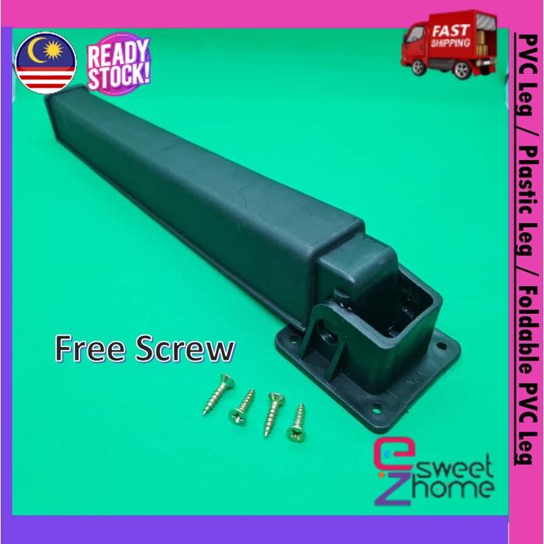 PVC Foldable Leg 27cm Study Table Leg PVC Leg Only Plastic Leg Table