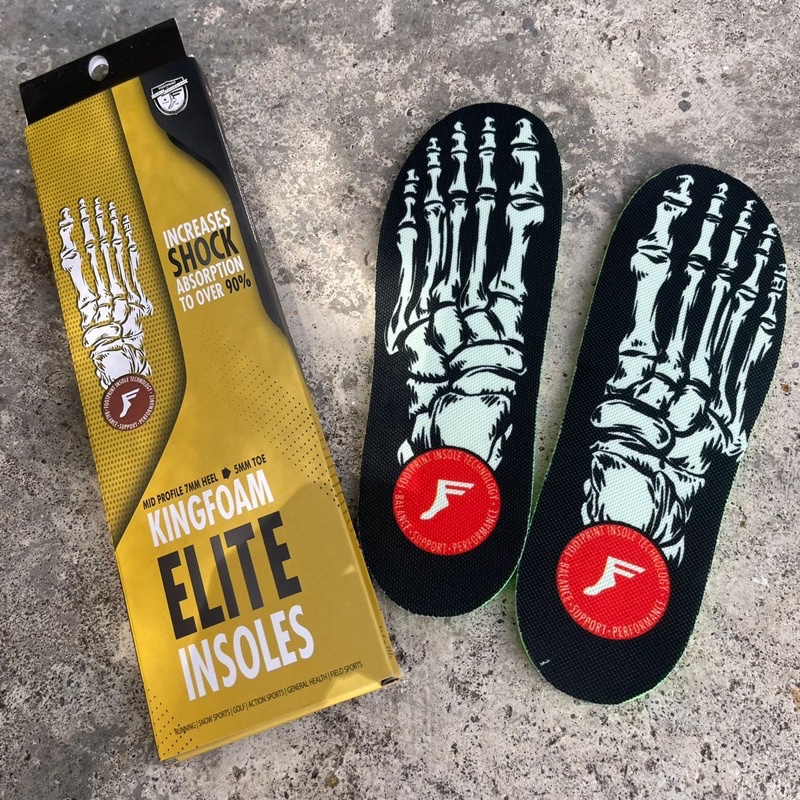 FOOTPRINT Insoles Kingfoam Elite Mid Skeleton | Shopee Malaysia