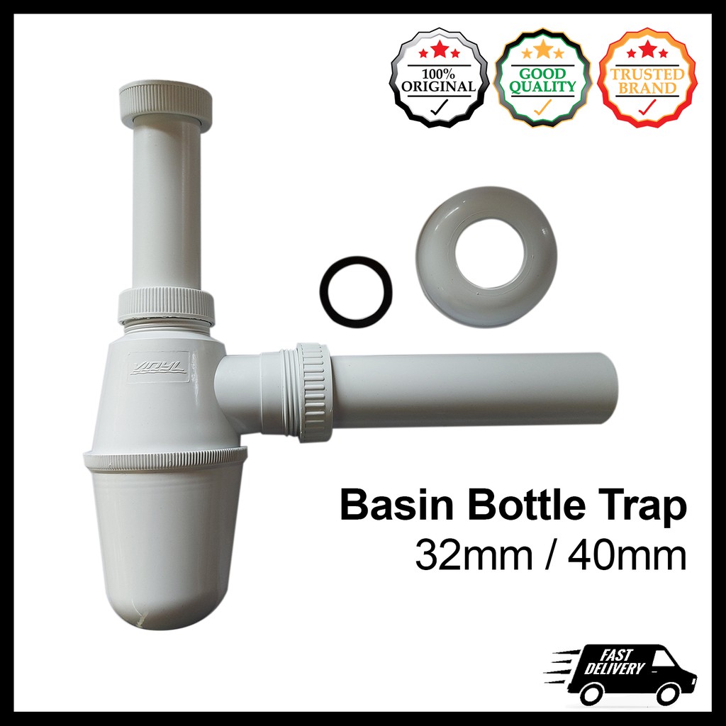 Bottle Trap For Kitchen sink or Toilet Basin [32mm][40mm] Shopee Malaysia