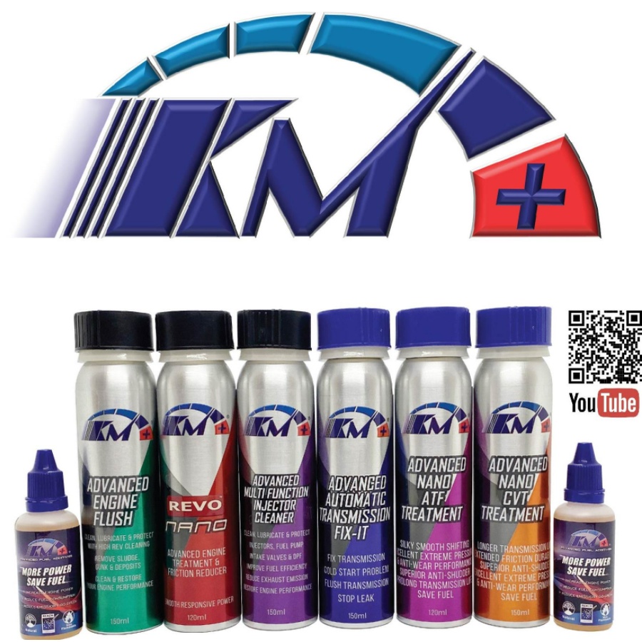 KM+ Advanced Nano Technology Additive(SAVE FUEL & ENGINE FLUSH & ENGINE