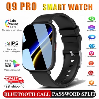Q9 Men Smart Watch Waterproof Message Call Reminder Smartwatch Heart Rate  Monitor