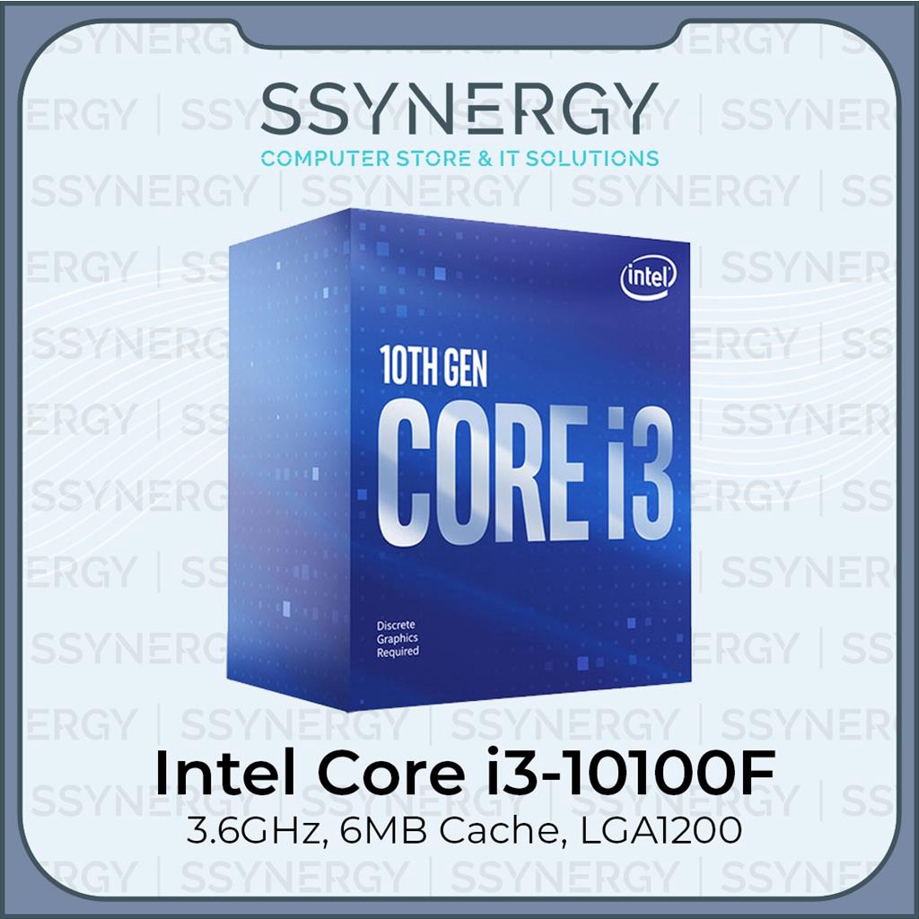 Processor Intel Core I3 10100F Box LGA1200 - Proc Intel Core I3 10100F ...