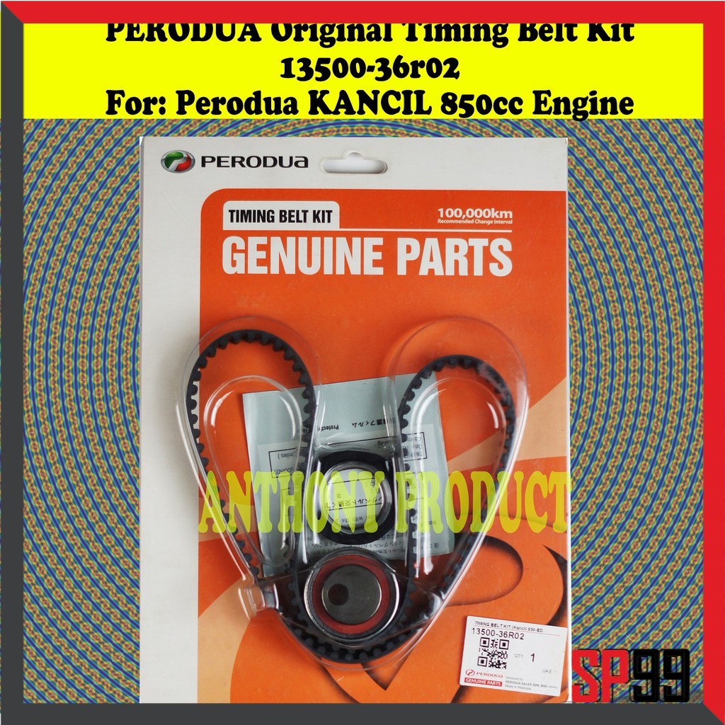 100 Original Perodua Kancil Timing Belt kit 850cc Carb engine 13500