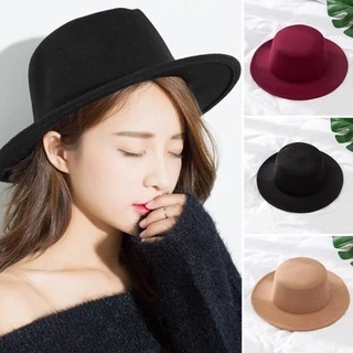 帽子 KAKOI RIBBON WIDE BRIM BOWLER HAT Jeanne Simmons Wool Felt Bowler Wide Brim Hat - Taupe M at