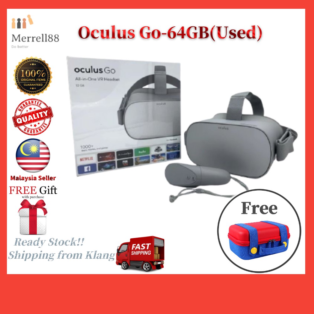 🔥Ready Stock🔥Oculus Go Standalone Virtual Reality Headset 64GB(Used