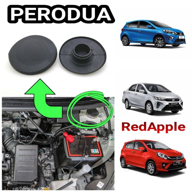 2PCS ABSORBER MOUNTING CAP - Perodua Ativa Myvi Bezza Axia Alza Viva ...