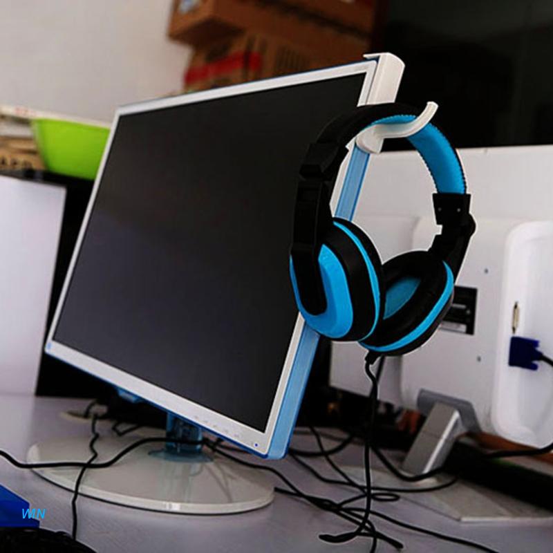 WIN Headset Hook Holder Headphone Desktop PC Monitor Mount Stick on ...