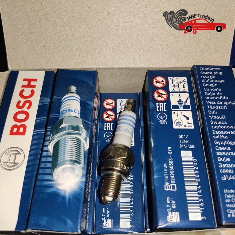 BOSCH UR4AP Platinum Spark Plug (Mio Sporty, XRM 110, Honda Wave 110 or ...