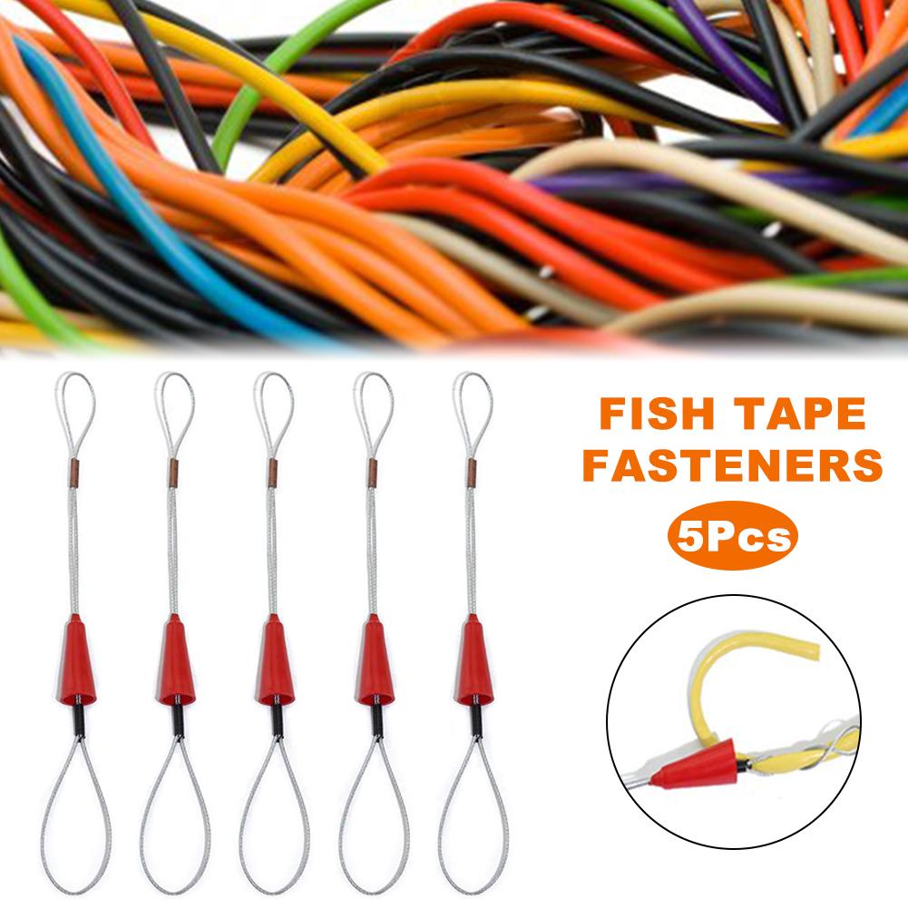 Red Wire Traction Fish Tape Fastener Tool for Electrical Fish Tape
