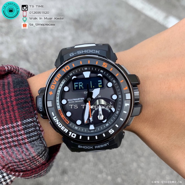 Casio G SHOCK GULFMASTER Series GWN Q1000MC 1A GWM Q1000MC 1A2 GWN 1000 2A GWM Q1000 7A GWM Q1000NV 2A Shopee Malaysia