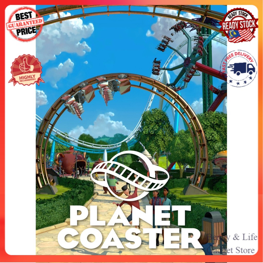 Planet Coaster Offline with DVD PC Games Shopee Malaysia