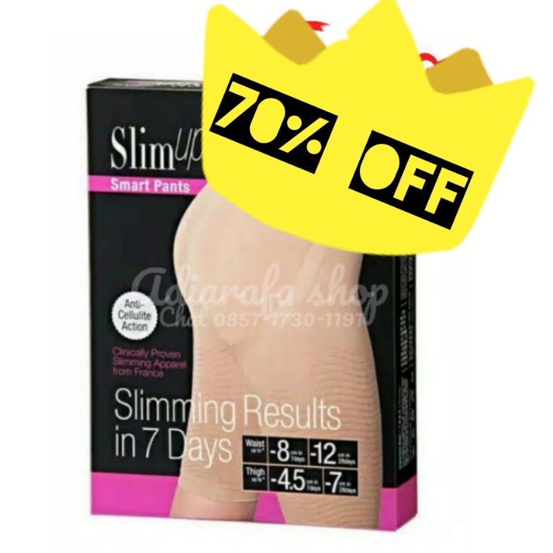 Disc 70% Slim Up Smart Pants Slimming Result in 7 days - SlimUp